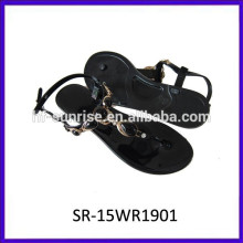 SR-15WR1901 Neueste Geleeschuhe Großhandelsdiamant-Plastikgeleebohnen shoeslady Melissa-Geleeschuhe